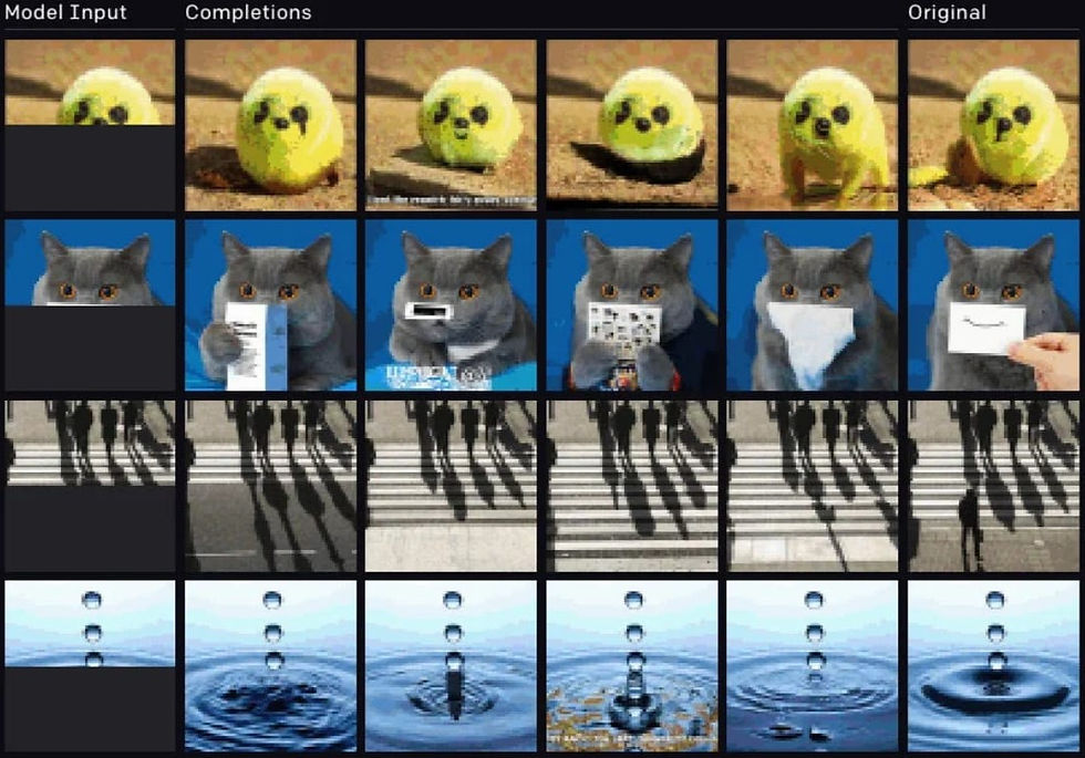 Auto-correct images of GPT-2