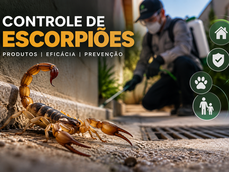 Controle de Escorpiões: Produtos, Eficácia e Prevenção