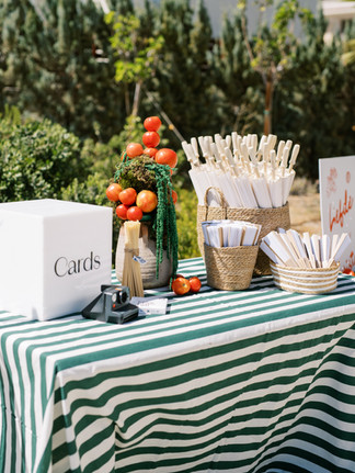 welcome table