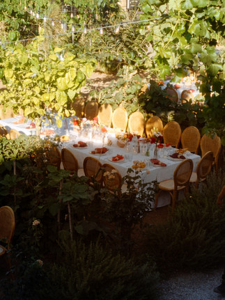 wedding table setting