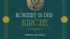 Konzert in der Kirche mit unserer neuen Dirigentin