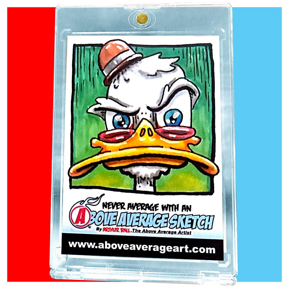 Thumbnail: Above Average Sketch Card