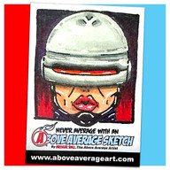 Robocop Above Average  Sketch Card
