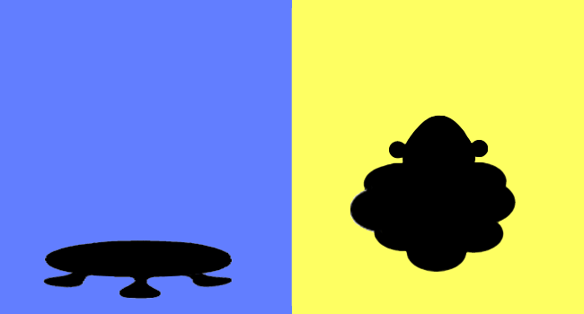 Blue & Yellow Aliens Animated