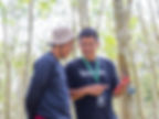 A KOLTIVA field agent working alongside producers to validate on-site data, ensuring traceability and strengthening supply chain compliance