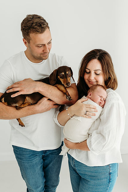 Beautiful family photography shoot in a natural light garden studio in Esher Surrey