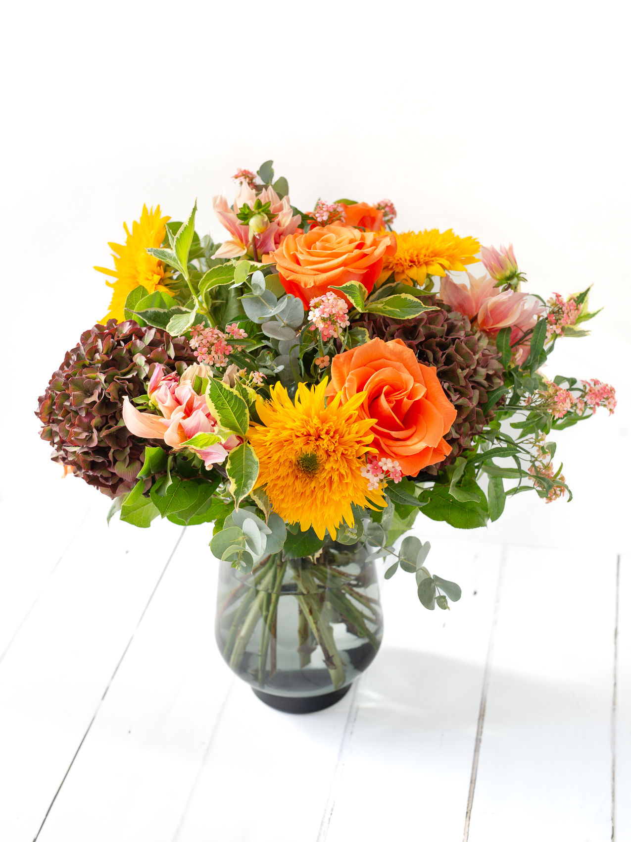 Order Our Colourful Moonrise Bouquet for Same Day Delivery | Moonflower Florist Cobham Surrey