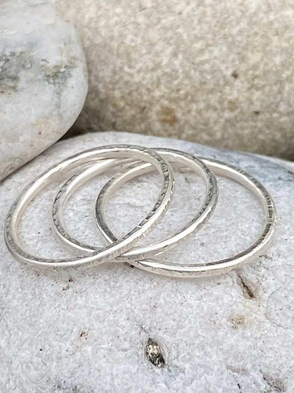 Silver Stacking Ring Reflections | Sandbanks Jewellery Dorset