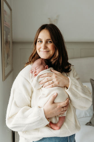 At home newborn photography Esher Surrey