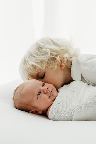 Beautiful newborn photography in a natural light garden studio in Esher Surrey