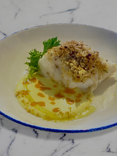Cod with Mediterranean crust
