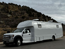 A new 37ft Ford F-550 mobile dental clinic for sale, ready for service