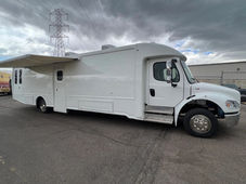 A 40FT Freightliner mobile command center for sale, front view