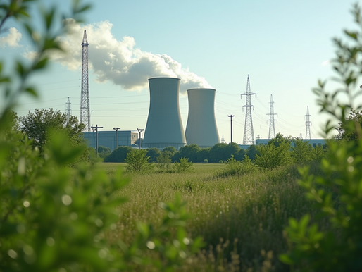 Kritische Infrastruktur: Ein Kraftwerk inmitten der Natur