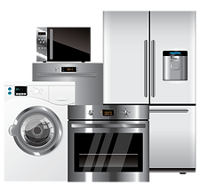 Household-appliances-on-transparent-back