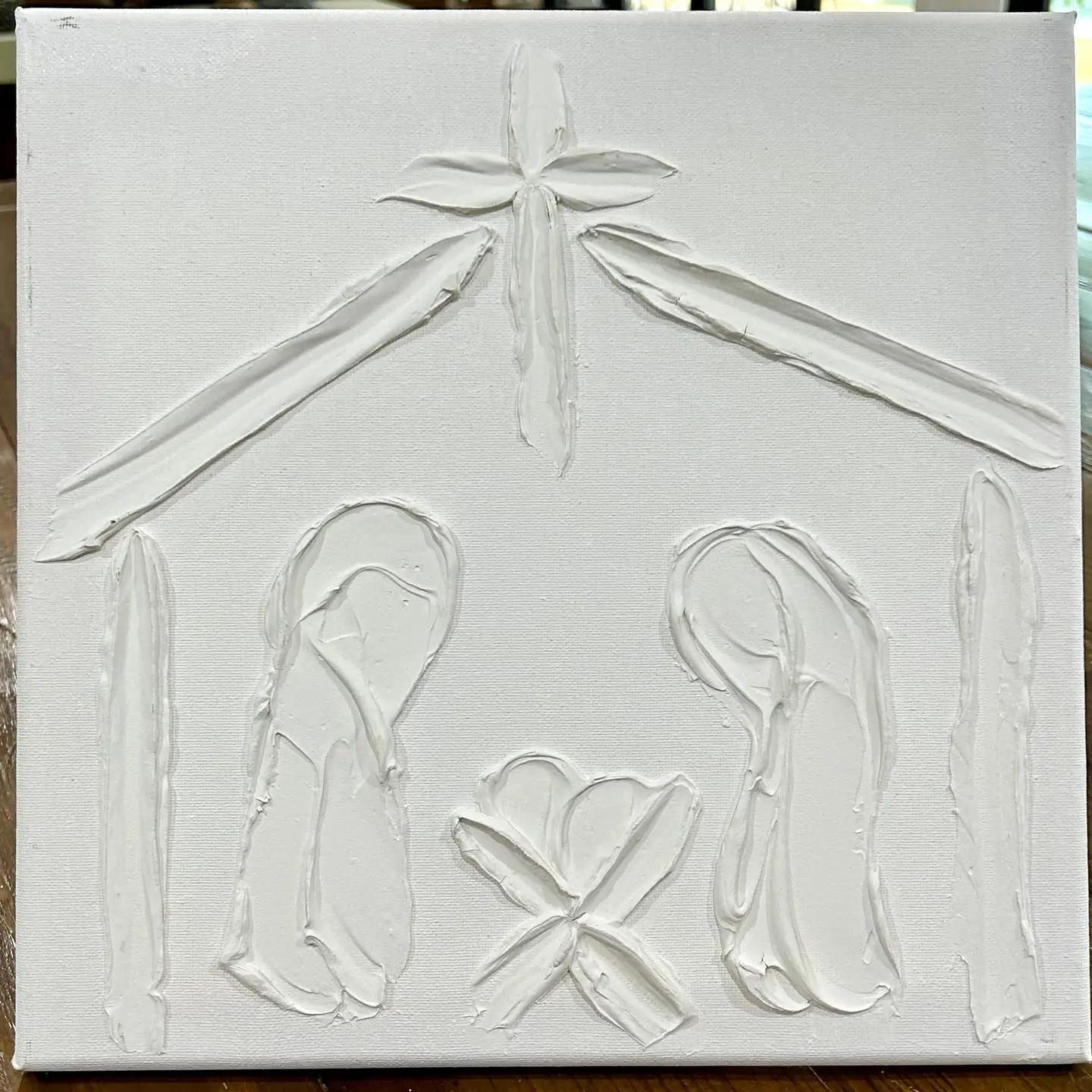 Paint Your Own Canvas Nativity | Christmas Holiday
