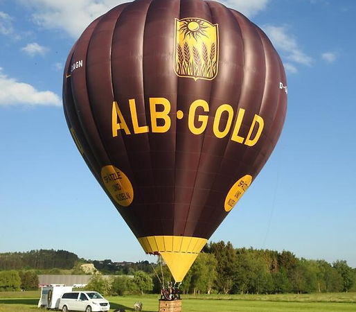ALB-GOLD Ballon von SkyBound Ballonfahrten