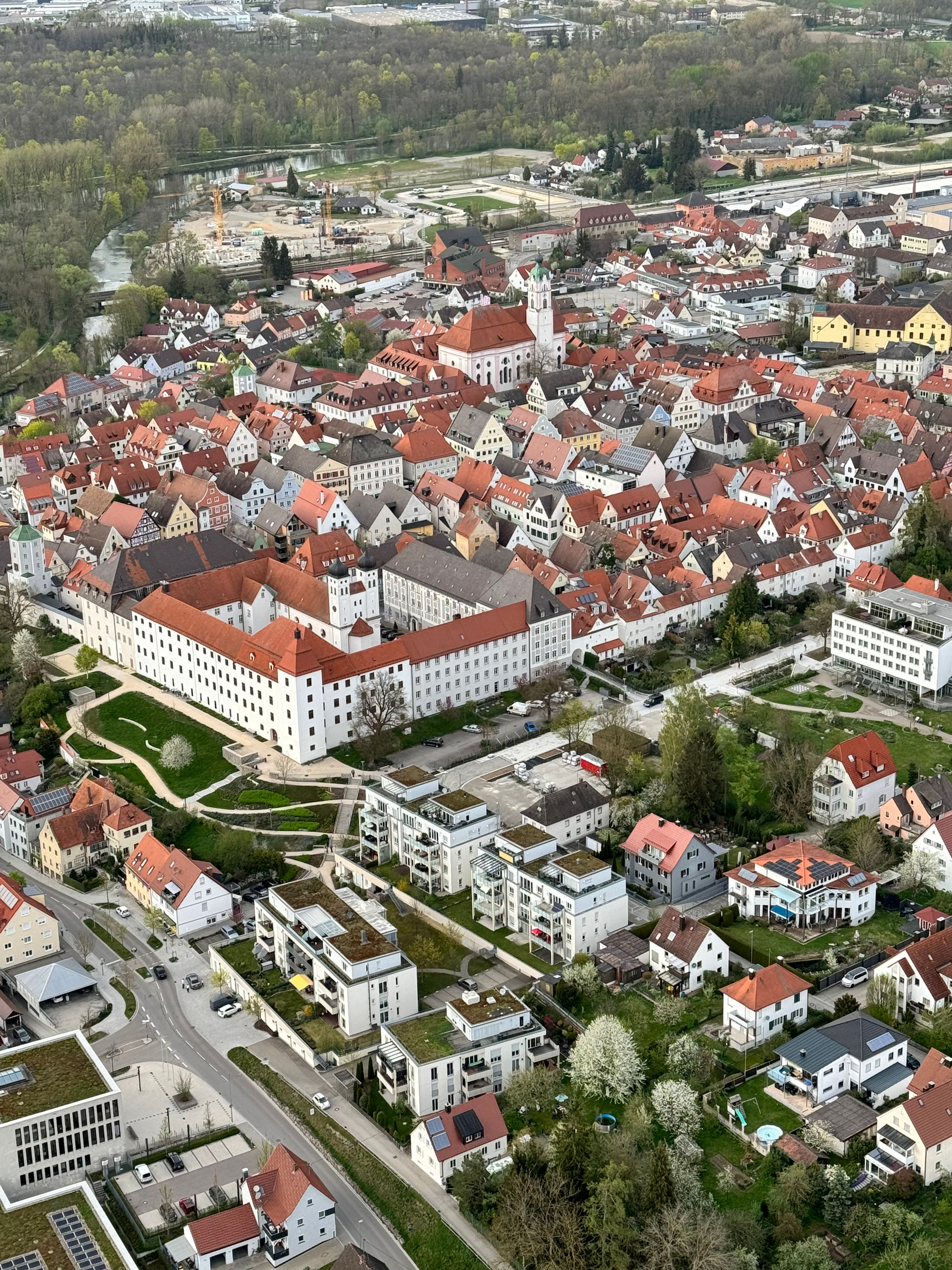 Günzburger Altstadt von oben