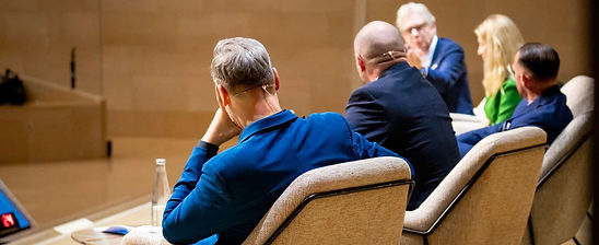 Échange avec le public lors d’une conférence en entreprise