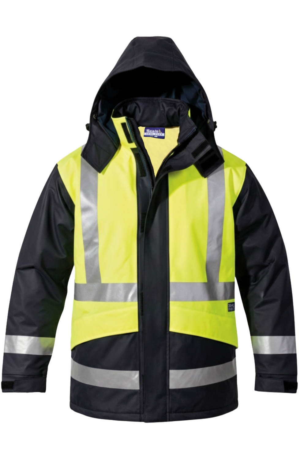 Seal Flex Hi-vis Yellow & Blue Breathable Rain Jacket