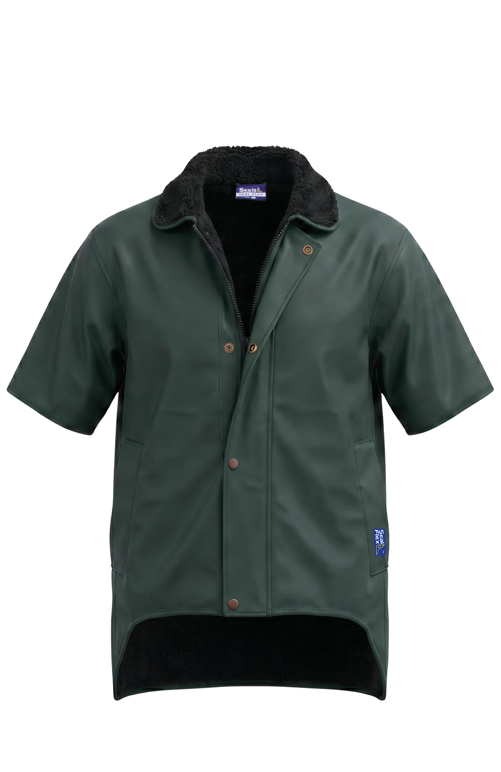 Seal Flex Green Short Sleeve Fleece Vest