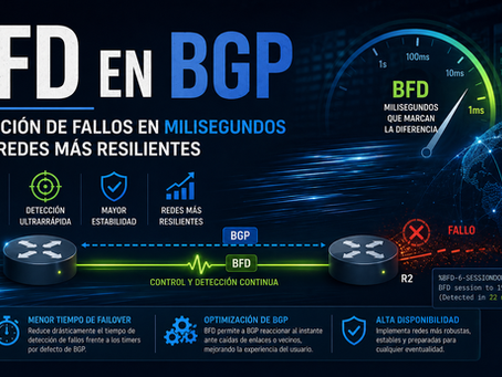 Convergencia rápida en BGP: Implementando BFD