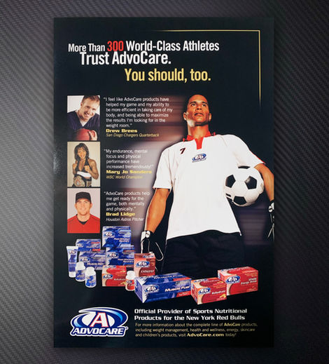 Advocare Soccer Print Ad
