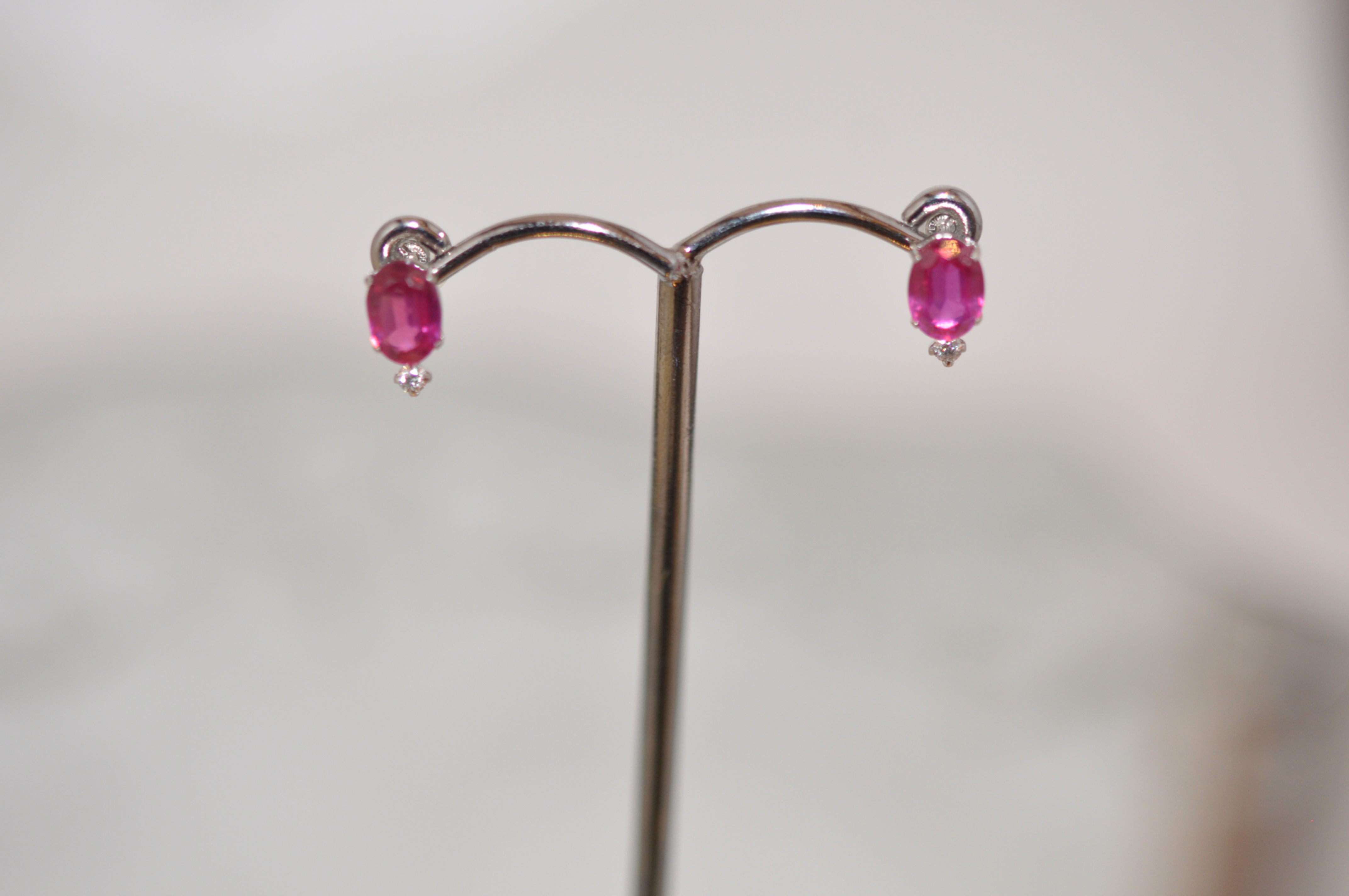 Ruby Stud Earrings