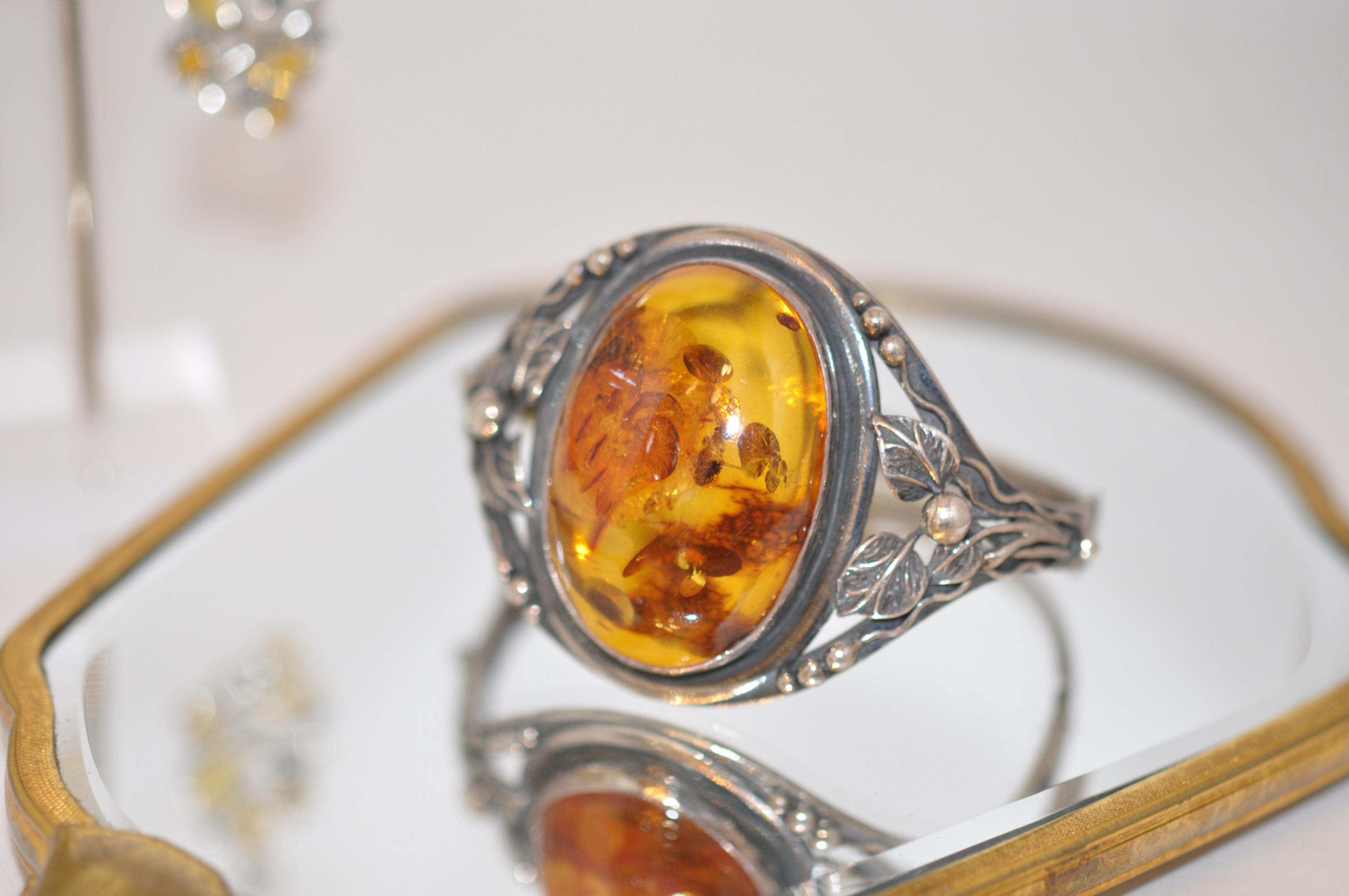 Victorian Amber Bracelet