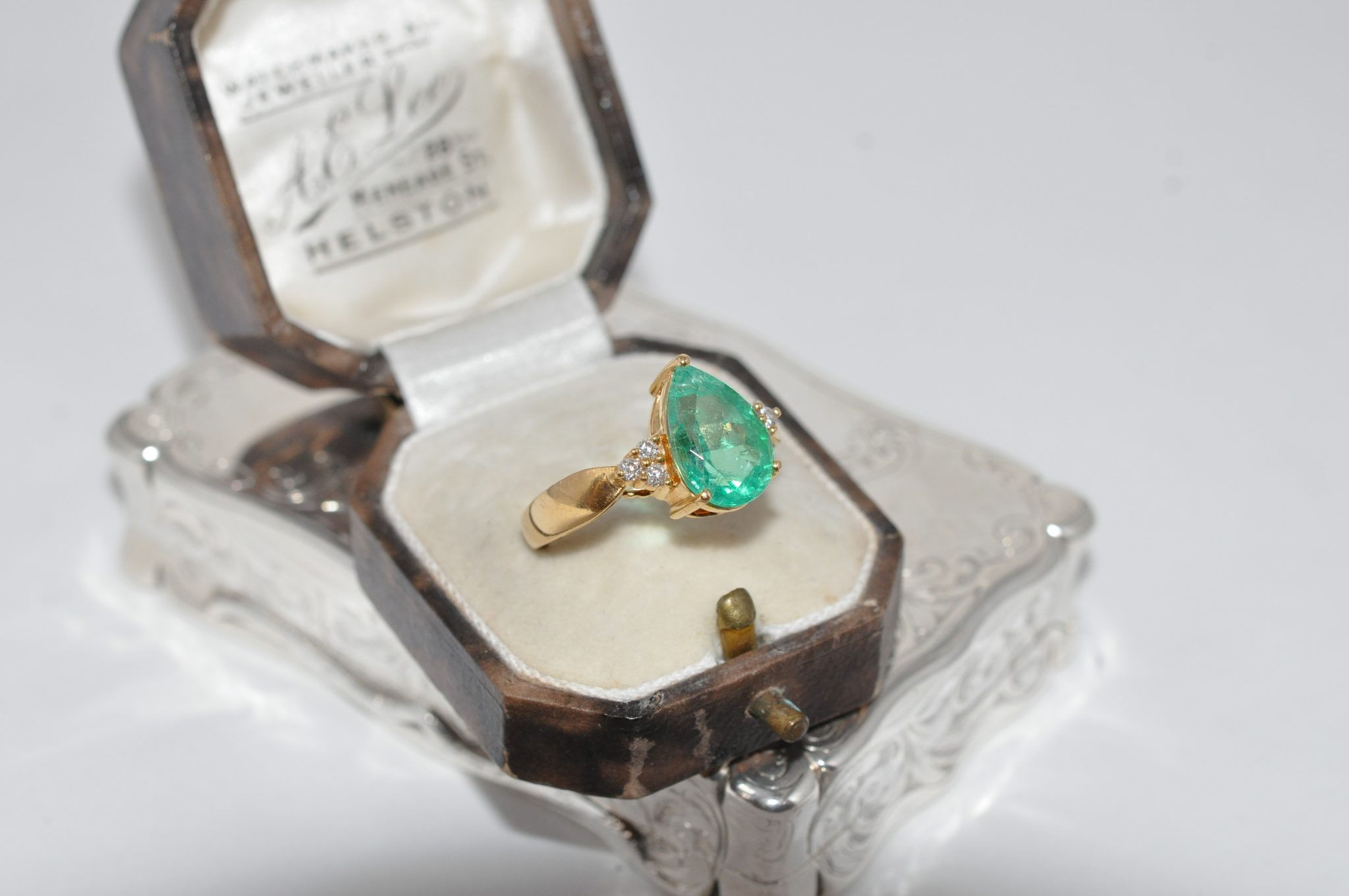 Emerald and Diamond Ring