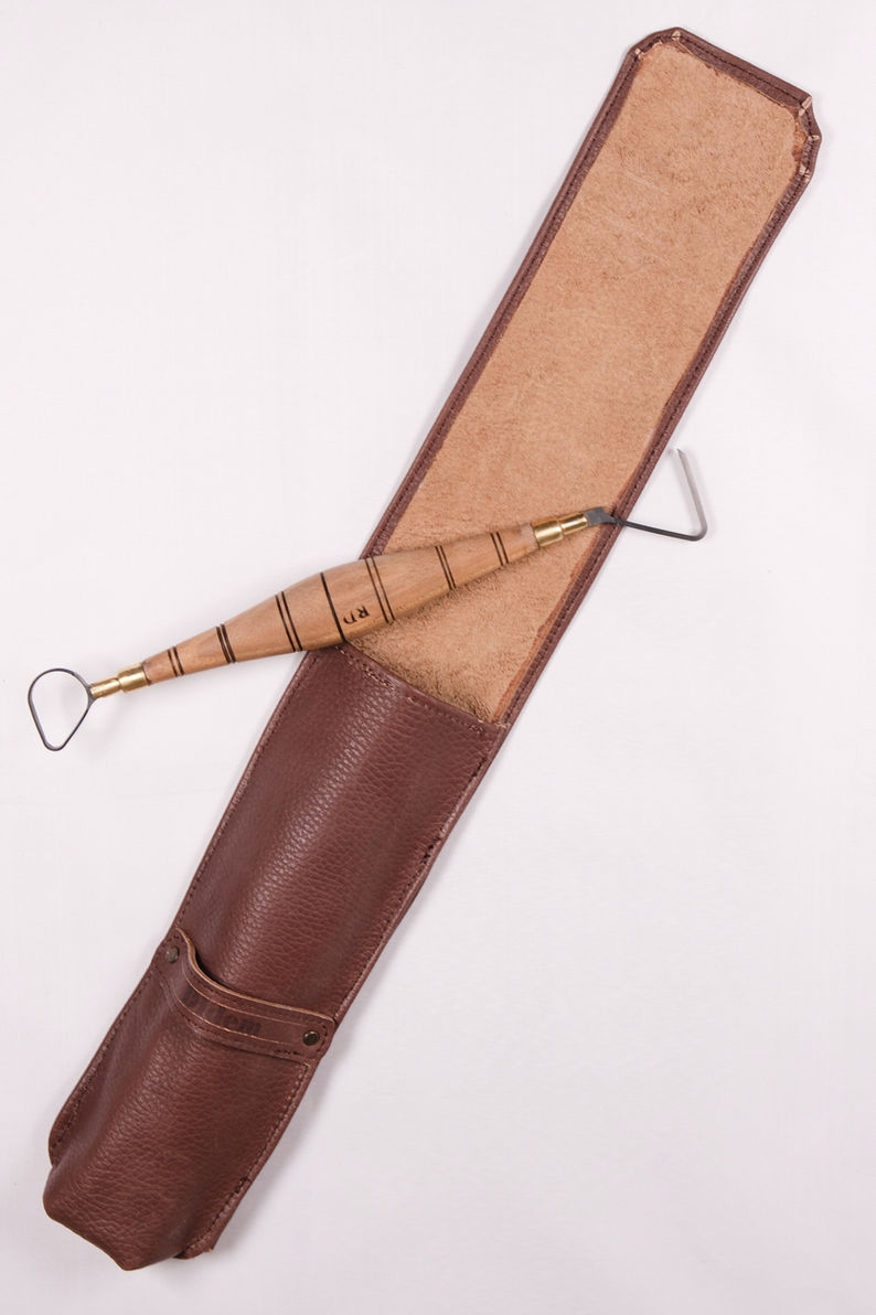 Leather Double Sided Pottery Tool Case