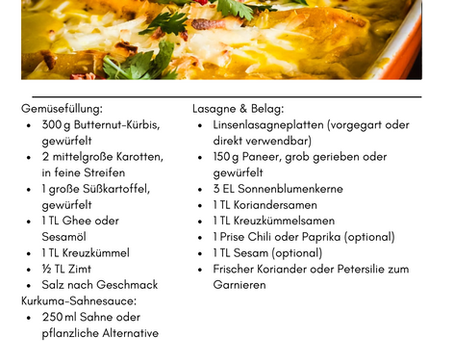 Wärmende Ayurveda Lasagne