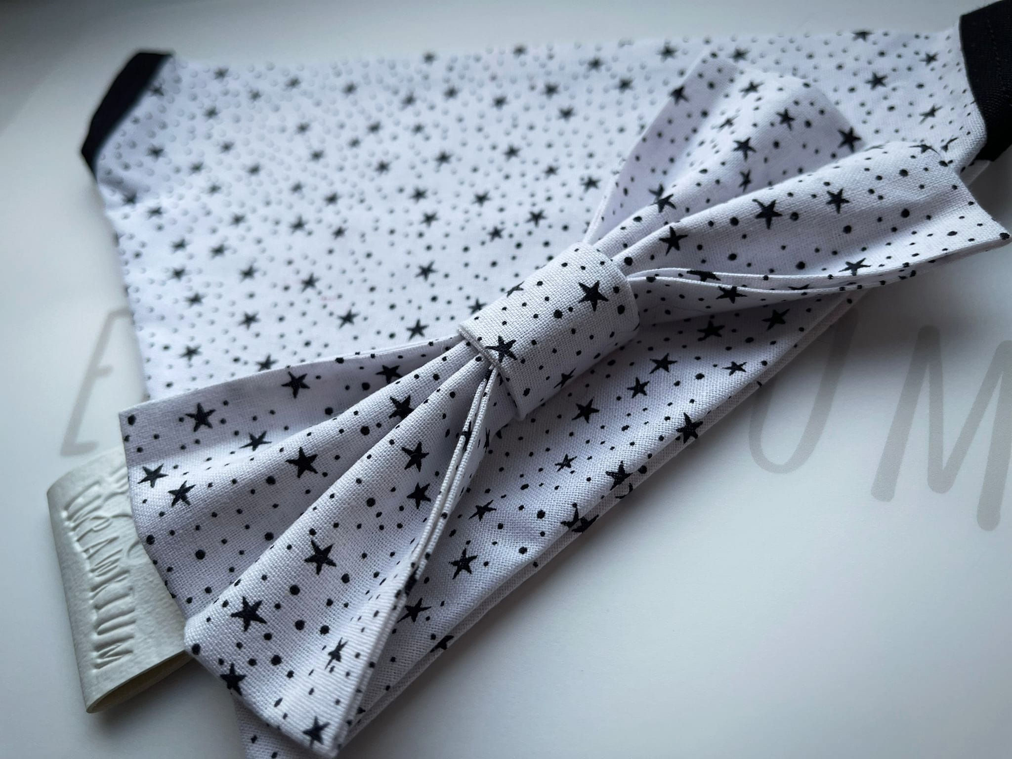 Collar Bandana & Bow Tie Set - Super Star