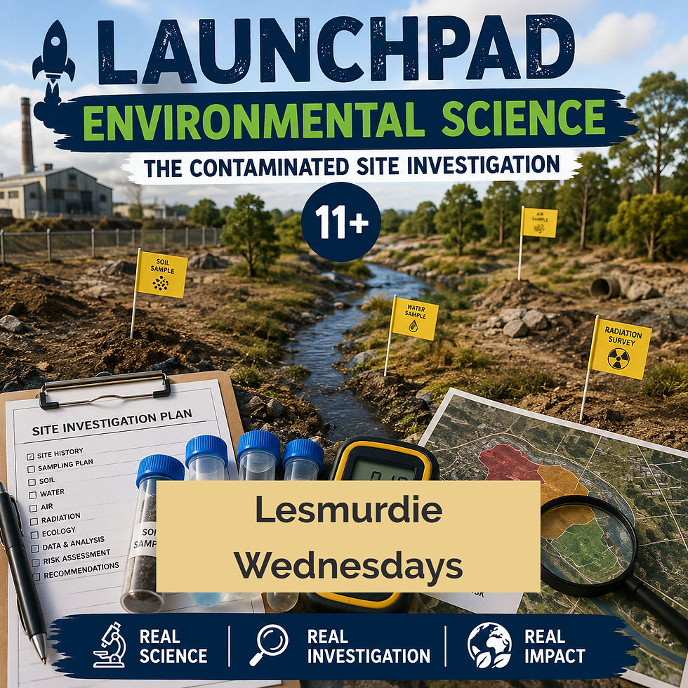Launchpad Term 4 Environmental Science (Contaminated site)-Lesmurdie Wednesdays