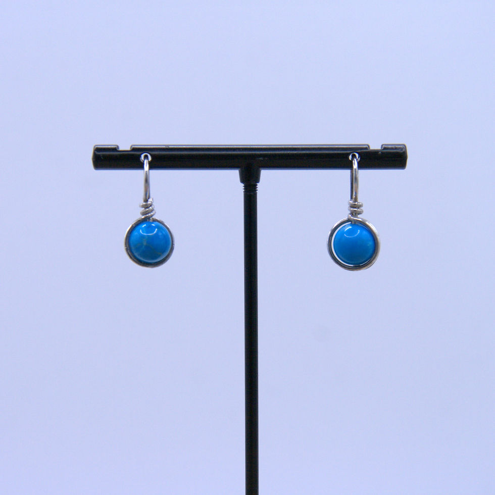 Thumbnail: Semi-Precious Stone Earrings