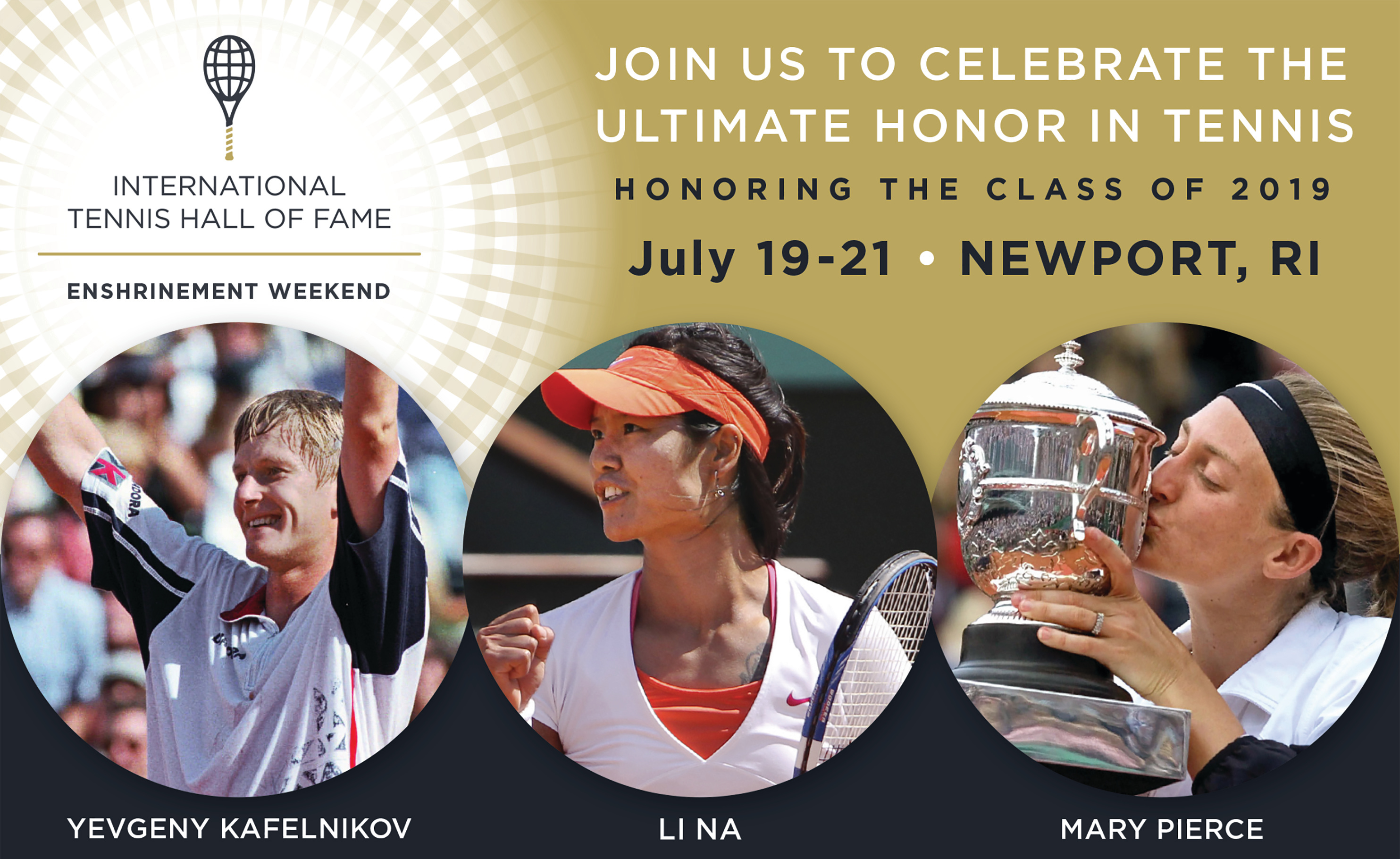 Li Na, Mary Pierce and Yevgeny Kafelnikov inducted into Tennis Hall of Fame