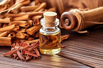 Madera y extracto de perfume