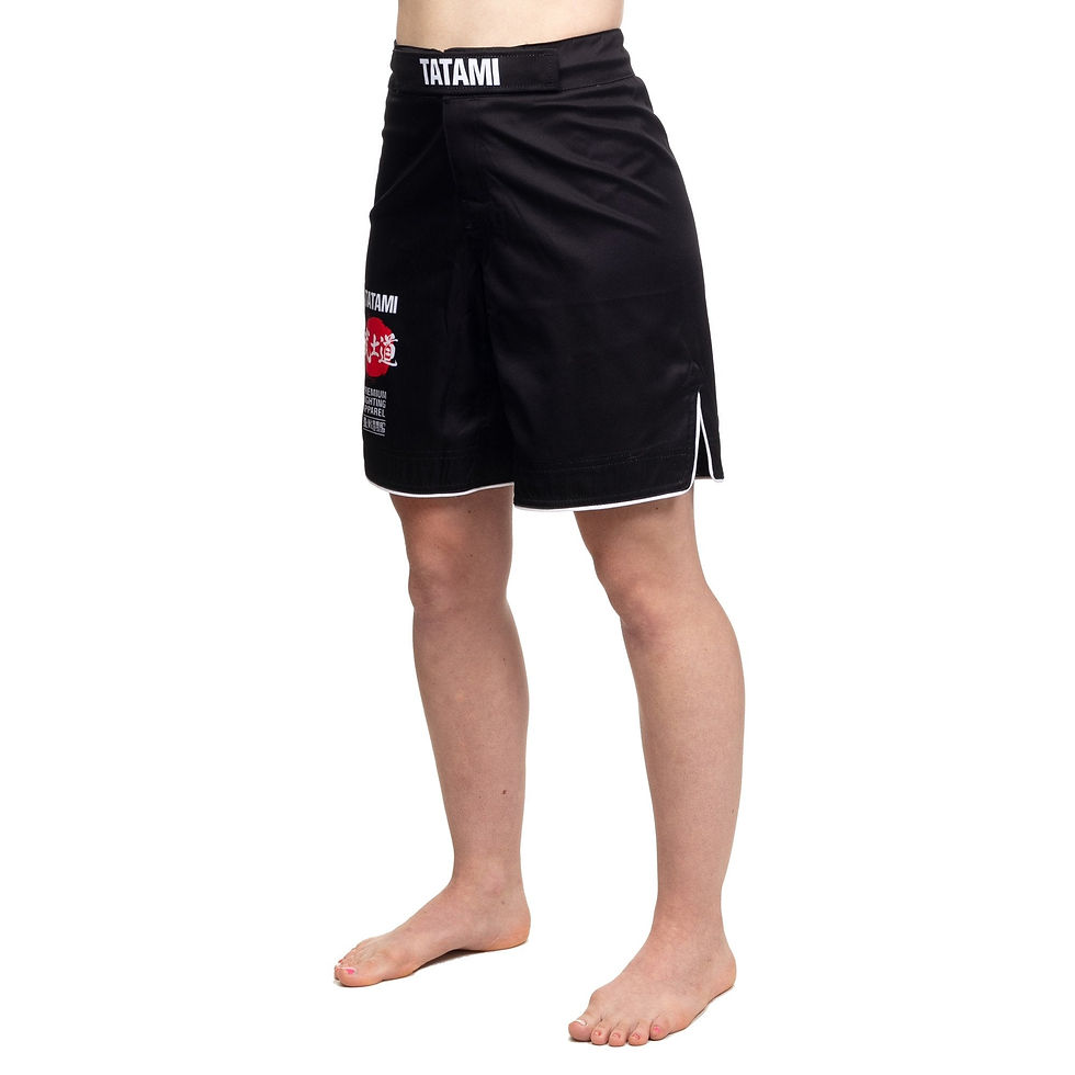 Thumbnail: Ladies Bushido Black Grappling Shorts