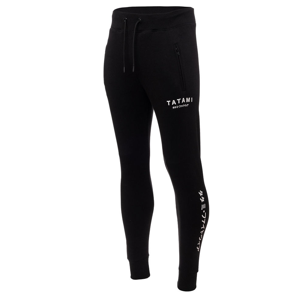 Thumbnail: Katakana Tracksuit (Sweater and Joggers) - Black