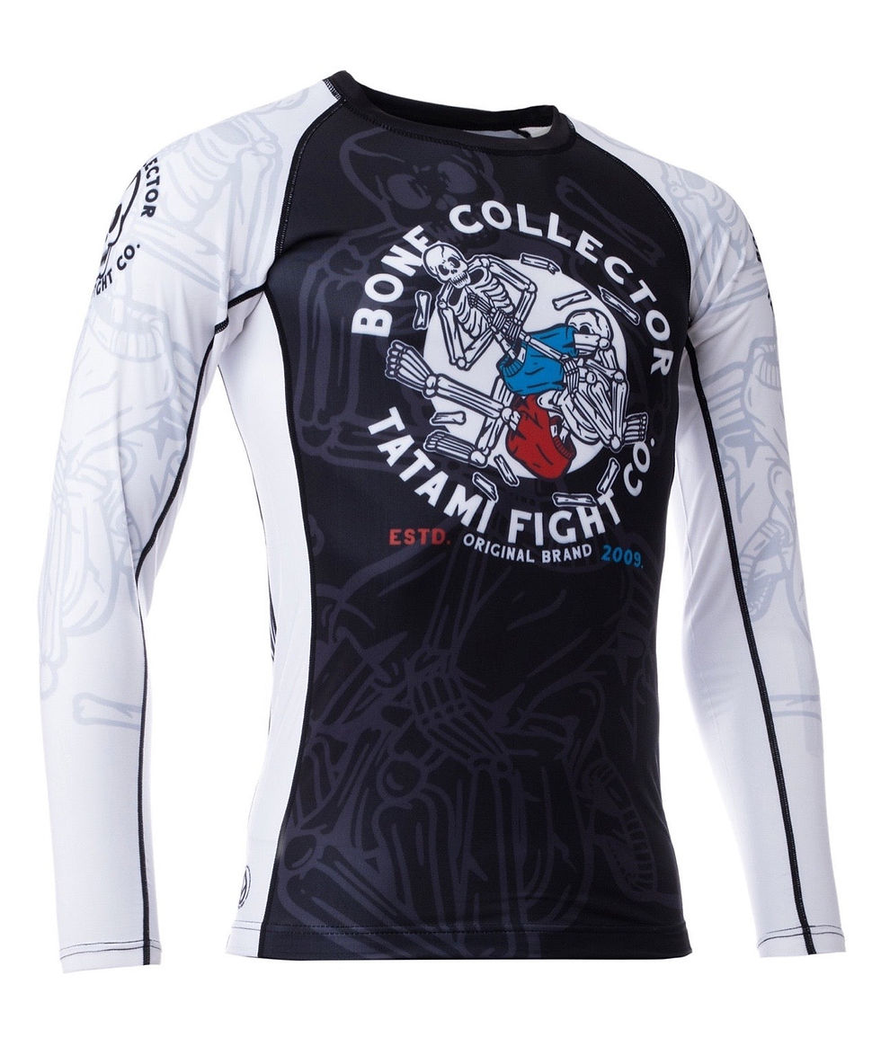 Thumbnail: Bone Collector Eco Tech Recycled Rash Guard