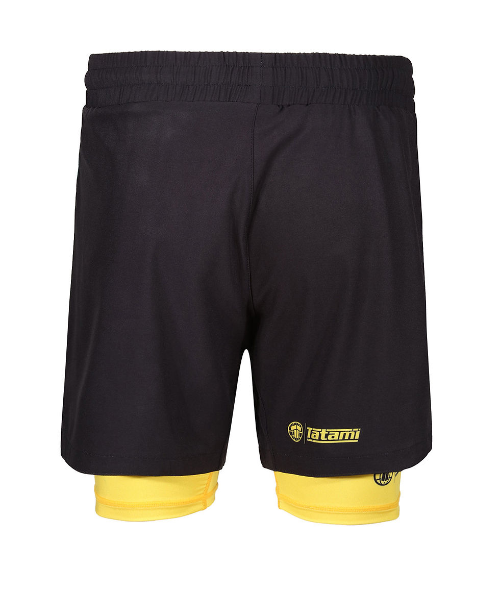 Thumbnail: Dual Layer Grappling Shorts - Yellow