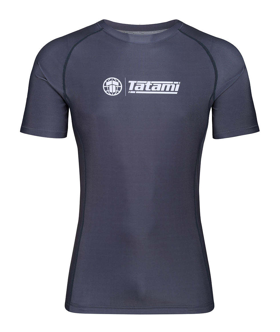 Thumbnail: Impact Short Sleeve Rash Guard - Grey