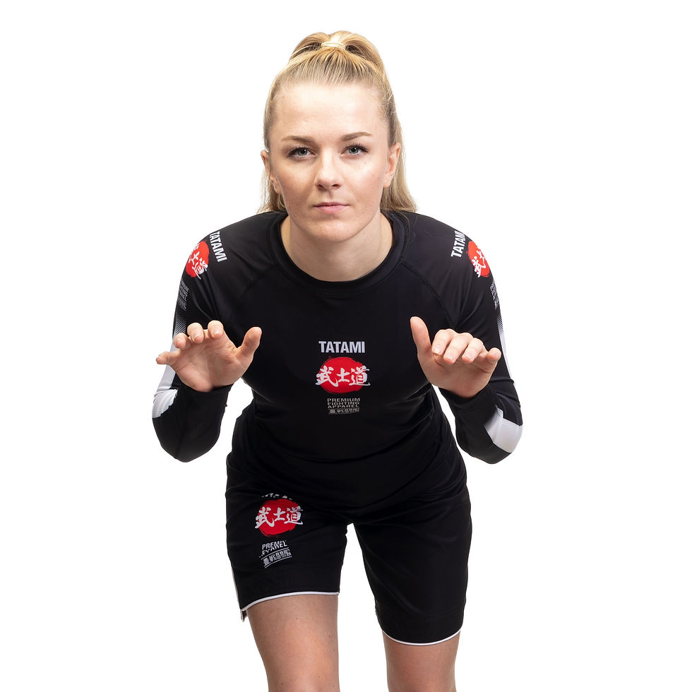 Thumbnail: Ladies Bushido Black Long Sleeve Rash Guard