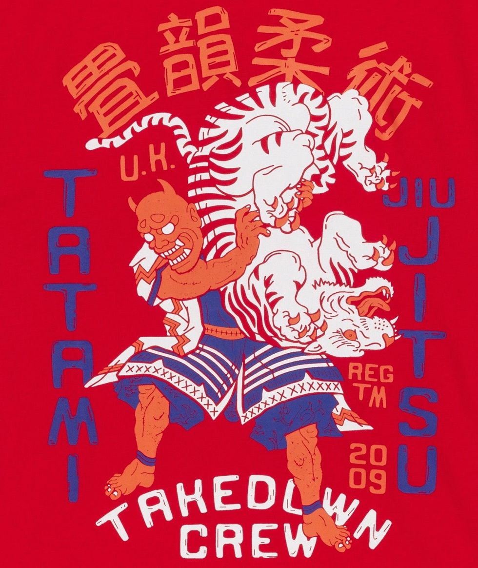 Thumbnail: Takedown Tiger Organic T-Shirt - Red