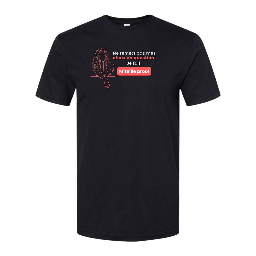 Miniature : T-Shirt noir - Unisexe