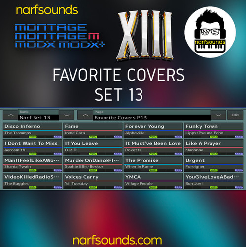 Montage MODX Favorite Covers 13-Pack Bundle | narfsounds