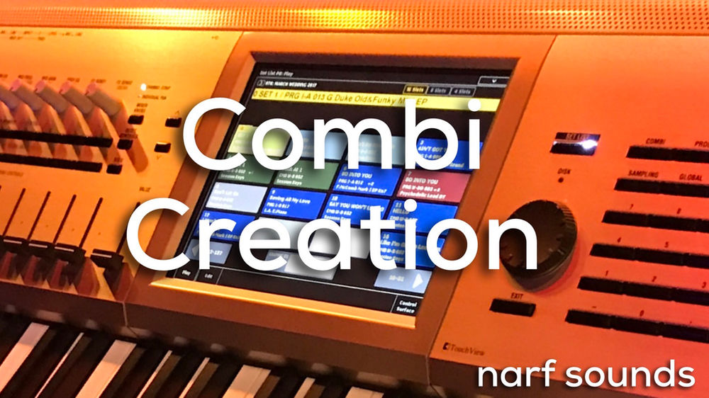 Kronos Tutorial Combi Creation, Layers Splits
