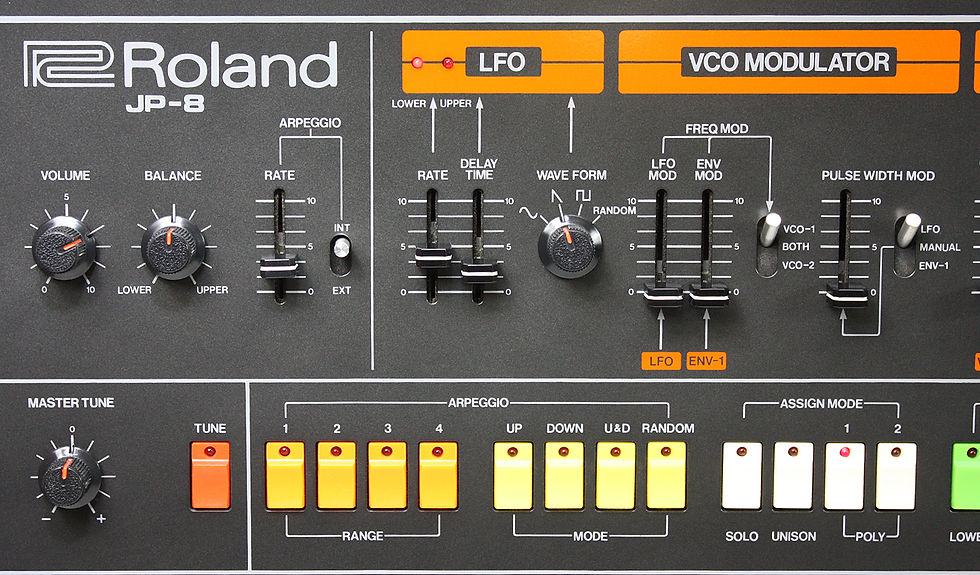 Arpeggio Buttons on the Jupiter-8