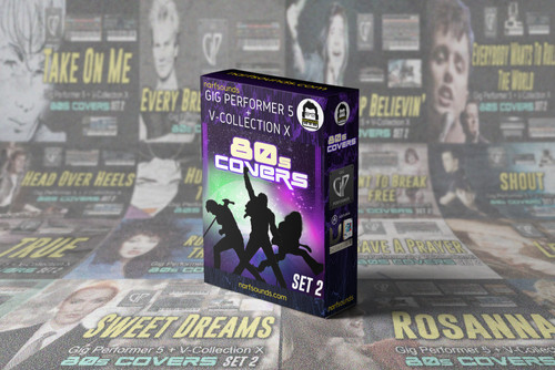 Gig Performer 5 + V-Collection X 80s Covers Set 2 | narfsounds