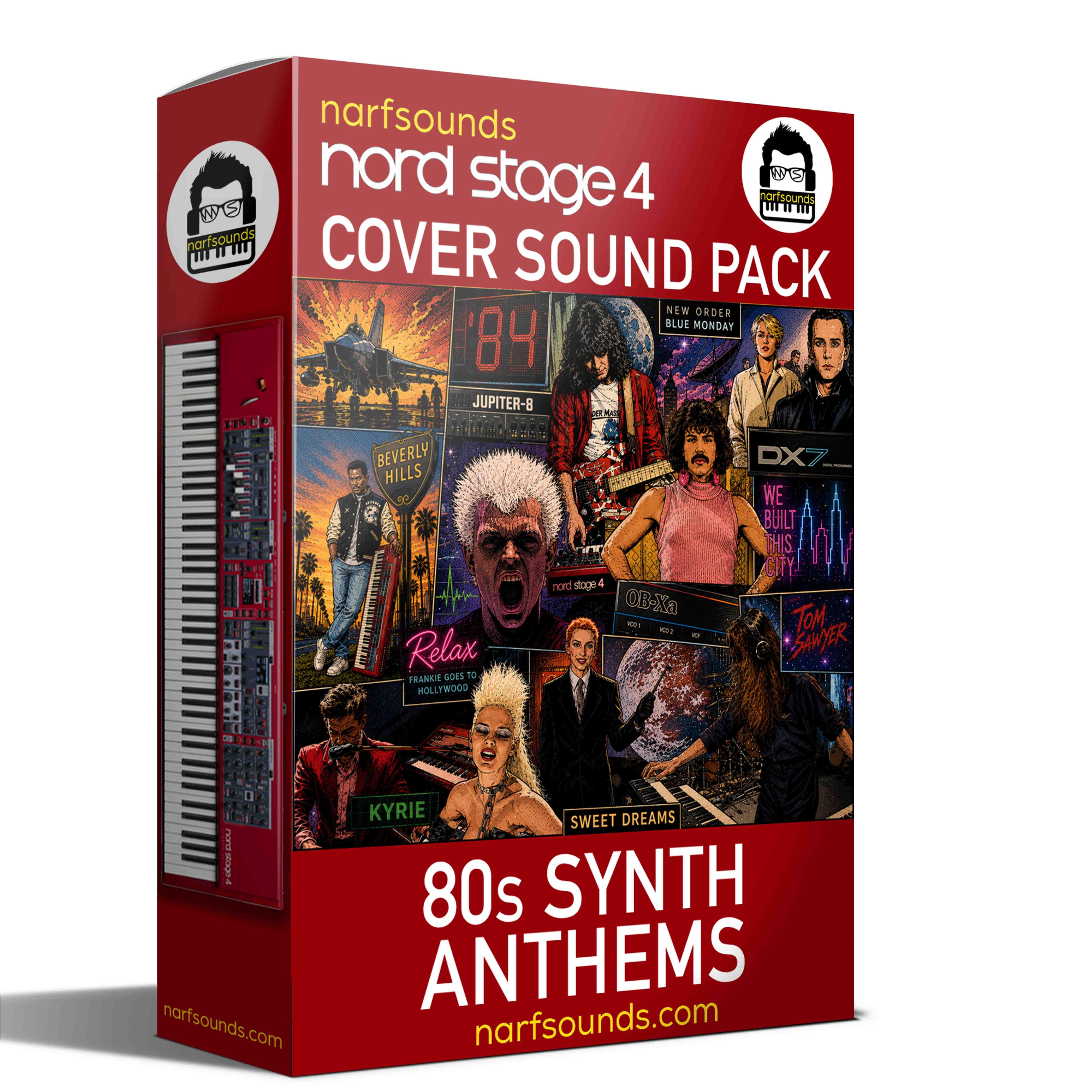 Nord Stage 4 Cover Sound Pack 80s Synth Anthems